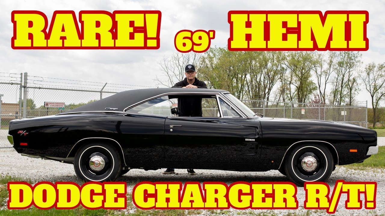 RARE REAL DEAL 1969 HEMI Dodge Charger R/T 4-Speed!