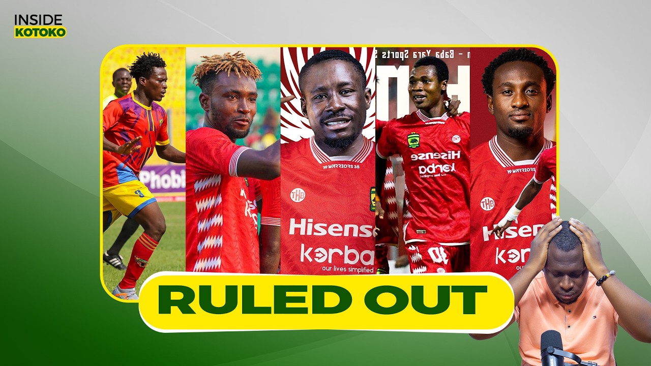 BIG EMERGENCY-KOTOKO TO MISS 3..HEARTS LAND WITH 23 PLAYERS-DETAILS..FULL STORY OF HAMZA ISSAH ISSUE