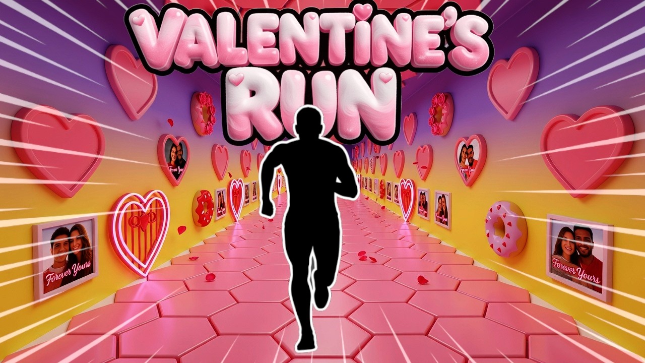 INTERACTIVE IMMERSIVE Cardio Game | SOLO VALENTINES Theme | Fun Full-Body Reaction Workout