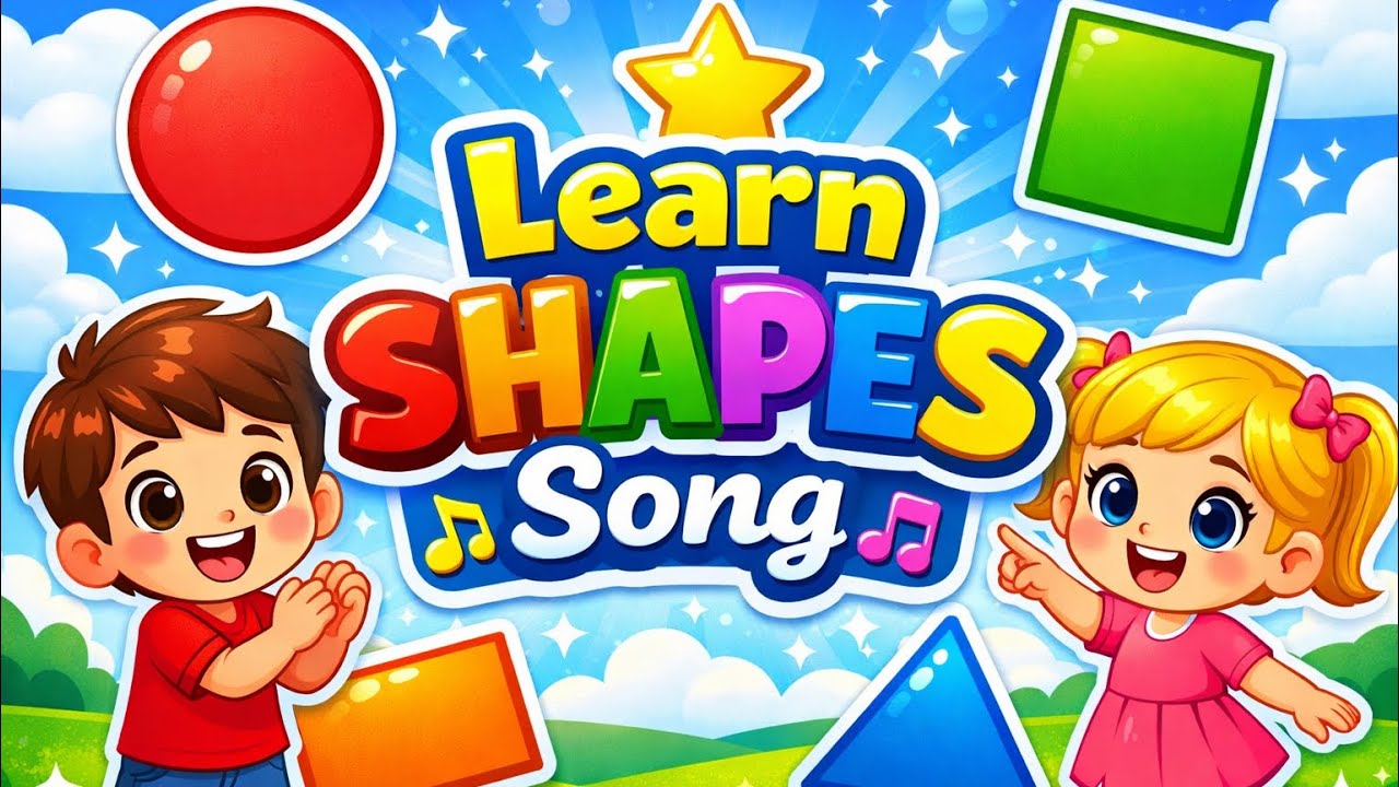 Shapes Song for Kids | Learn Shapes with Music 🎵