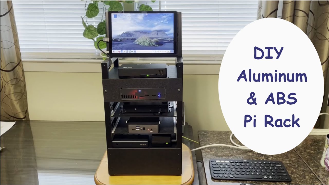DIY 10 inch Pi Mini Rack - Computer Lab