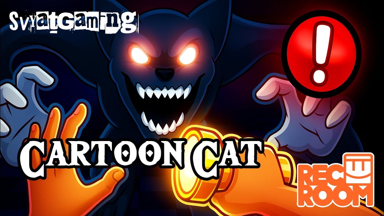 Cartoon Cat Is Chasing Me in Rec Room VR