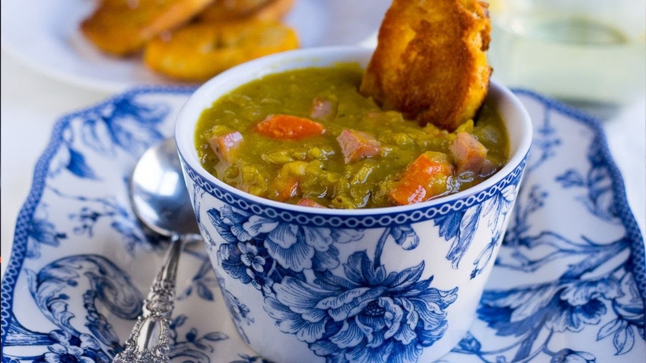 Pinot Grigio Pea Soup