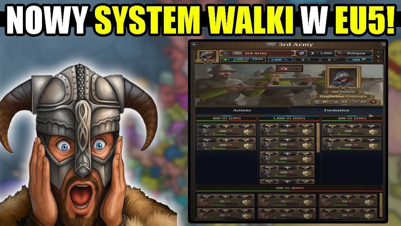 KAŁACH REAGUJE NA SYSTEM WALKI W EUROPA UNIVERSALIS V!