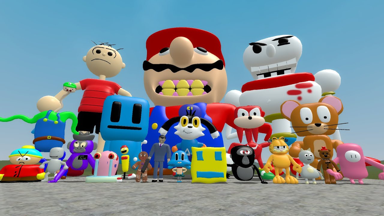 ALL 3D MEMES NEXTBOTS, SANIC CLONES, MEMES IN 3D, 3D NEXTBOTS NEW UPDATE In Garry's Mod