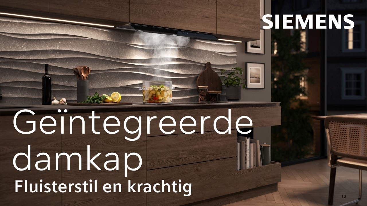 Geïntegreerde dampkap I Siemens Home België