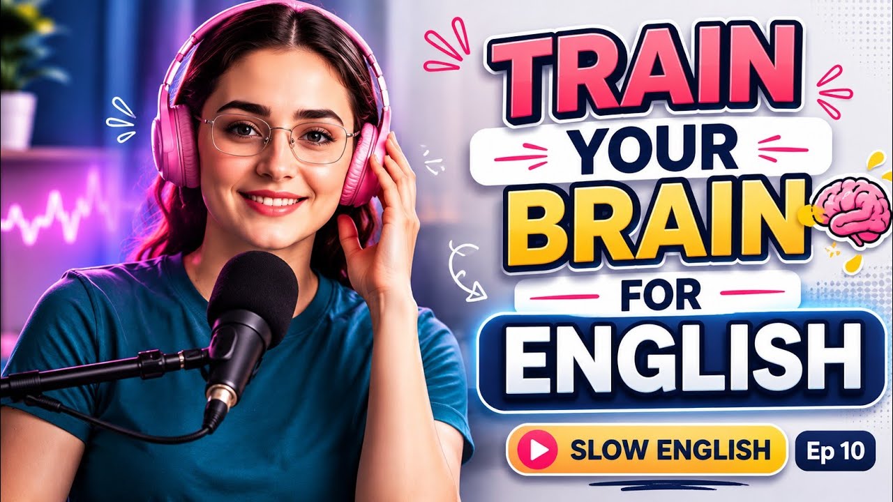 Train Your Brain for English: Improve Your English Fluency! English Learning Podcast