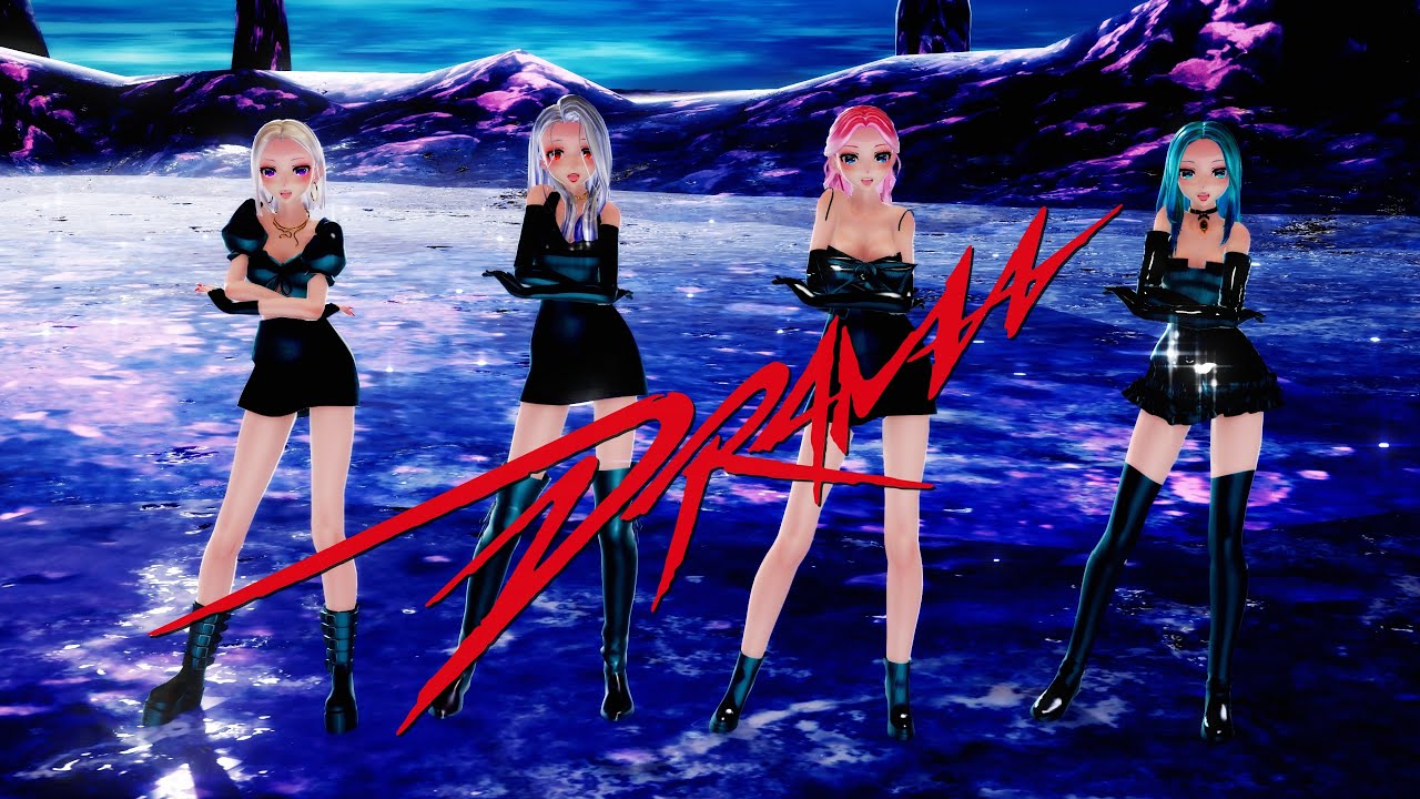 ≡MMD≡ Haku.Luka.IA.Miku - Drama / aespa [4KUHD60FPS][Eng sub]