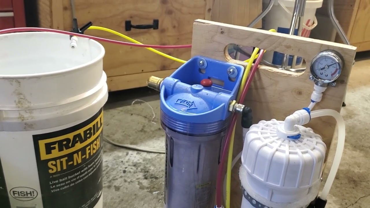 Osmose inversée pour eau d'érable petite échelle et petit budget.
