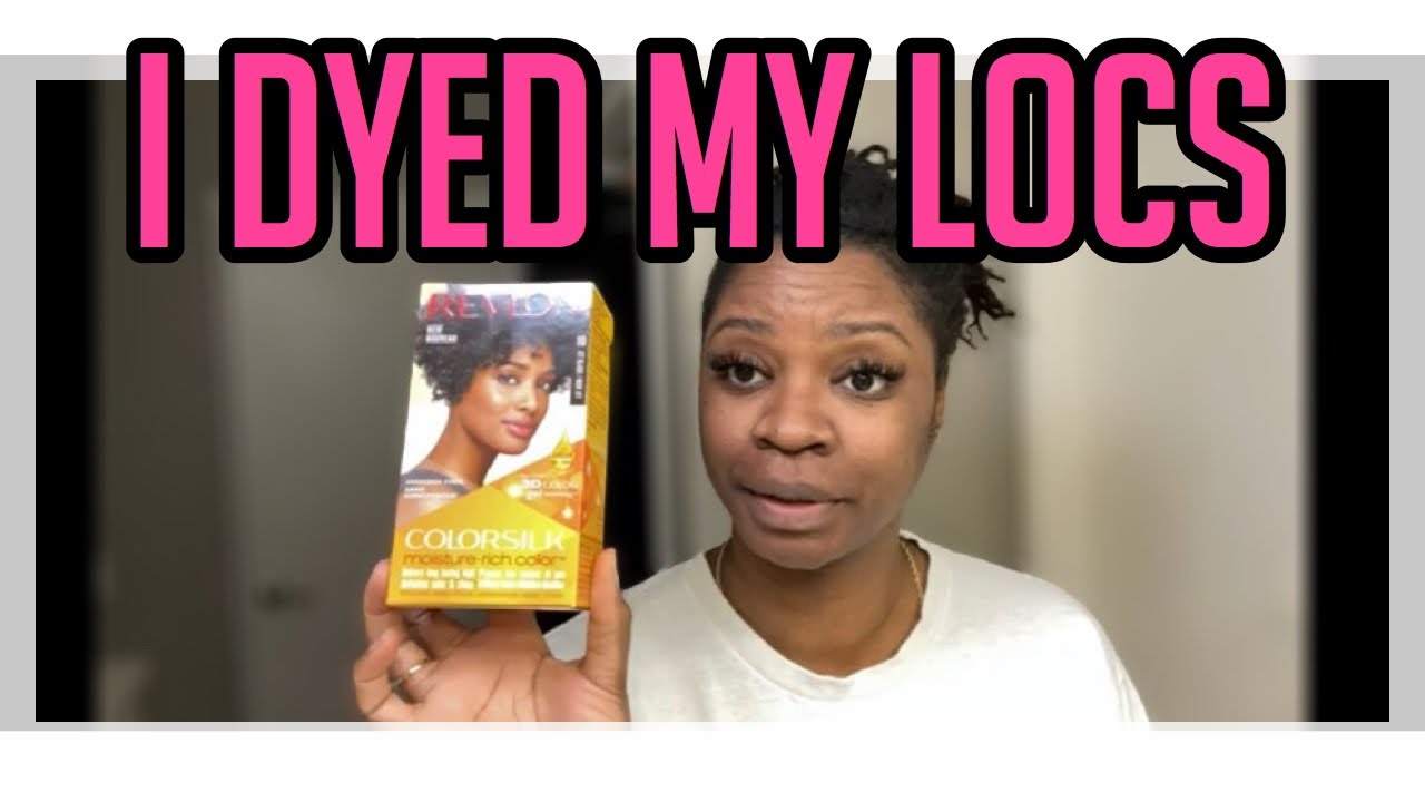 Sisterlocks - Watch me dye my locs JET BLACK | Drknlvely