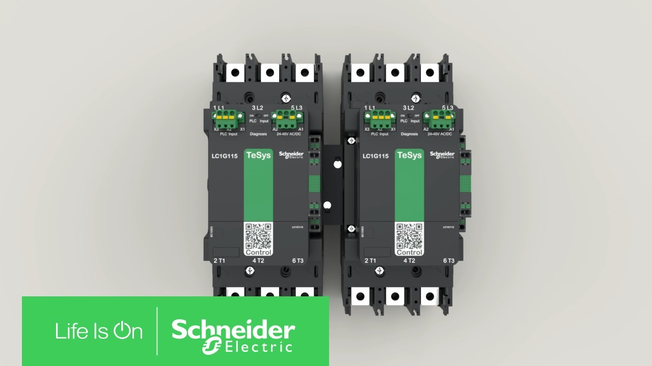 TeSys Giga - How to Install Mechanical Interlock Kit on Contactors | Schneider Electric
