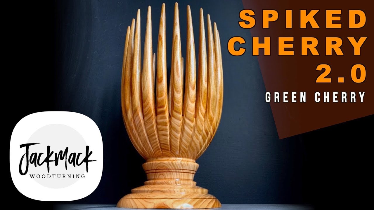 Woodturning - Spiked Cherry 2.0