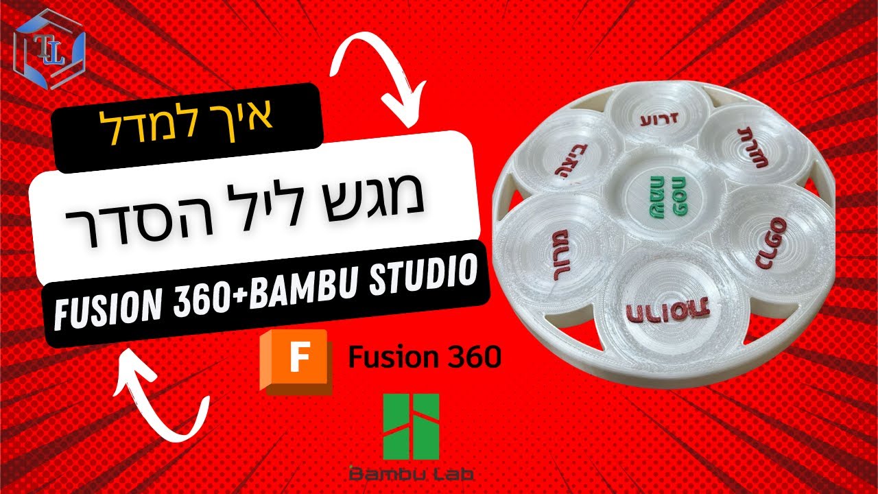 מידול מגש סדר פסח  - בפיזון 360 ובמאבו סטודיו
