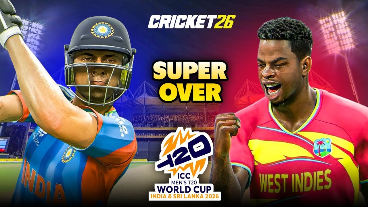 IND VS WI T20 WC Cricket 26 Gameplay | Super Over Last Chance for India?