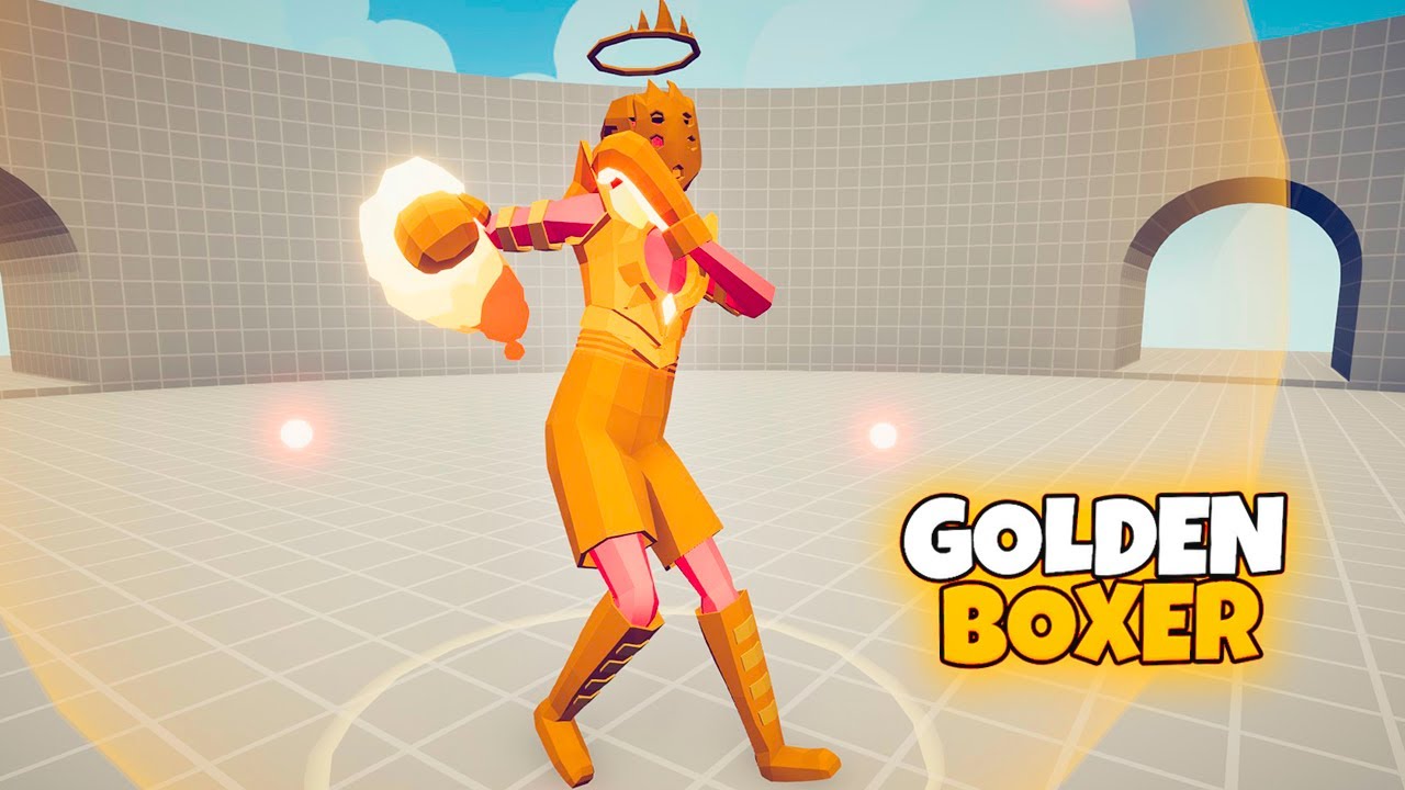 GOLDEN BOXER 1 vs 1 UNITS | TABS Totally Accurate Battle Simulator