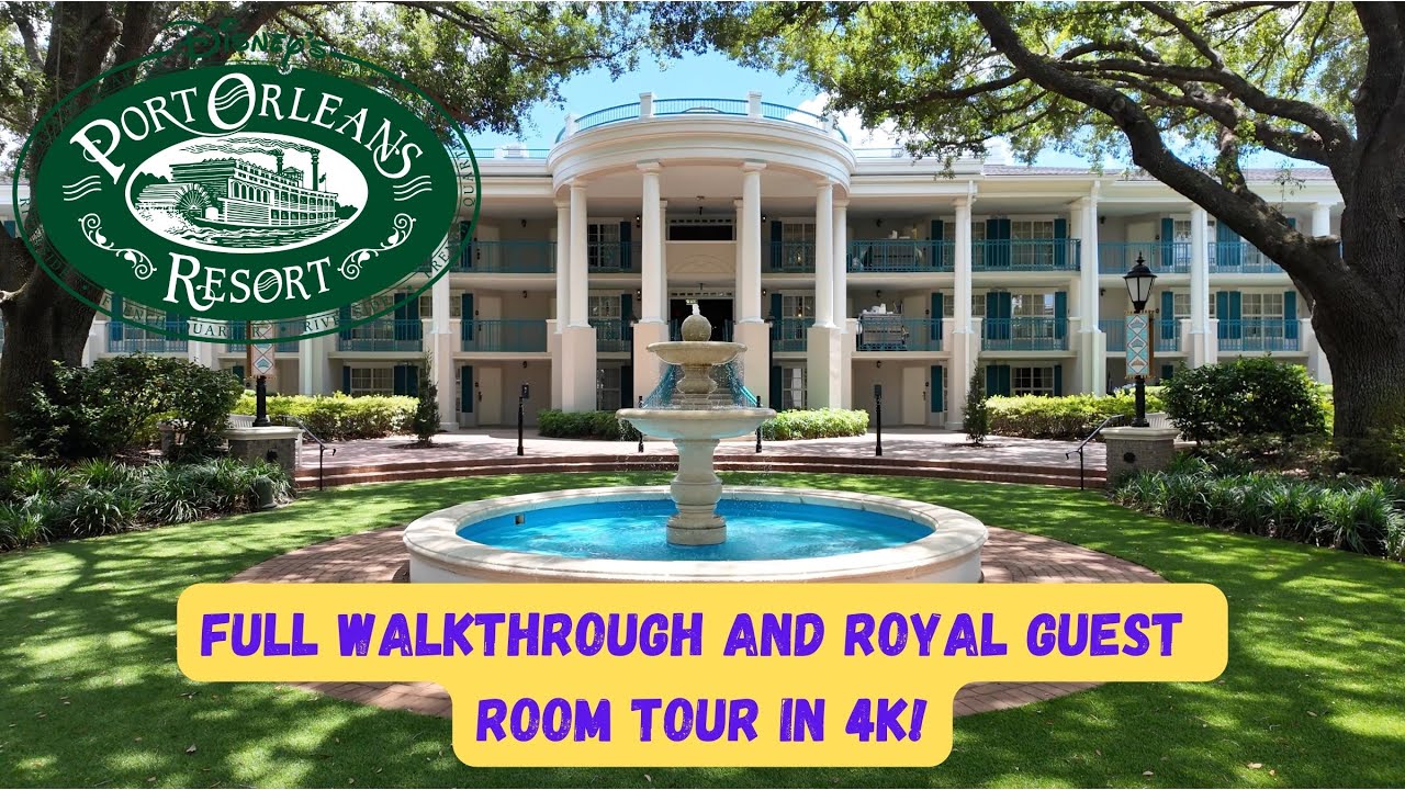 Disney's Port Orleans Riverside Full Walkthrough & Royal Guest Room Tour 2024 | 4K