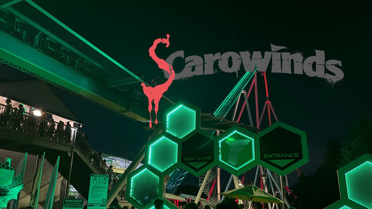 Scarowinds is elite!!| Vlog at Carowinds