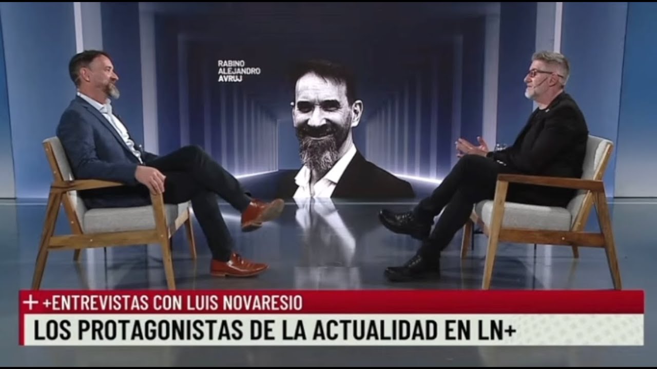 Rab Ale Avruj junto a Luis Novresio