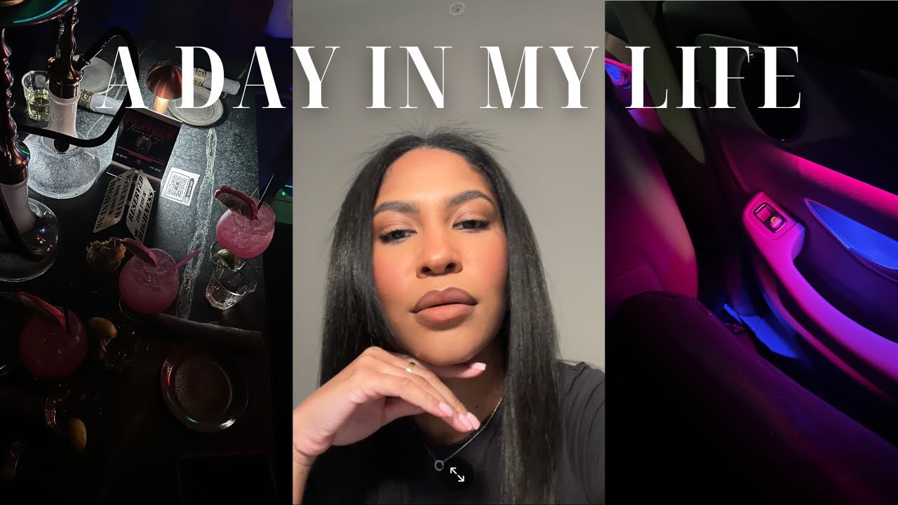 A DAY IN MY LIFE | back in atl, full face get ready with me, girls night out, atl lounge