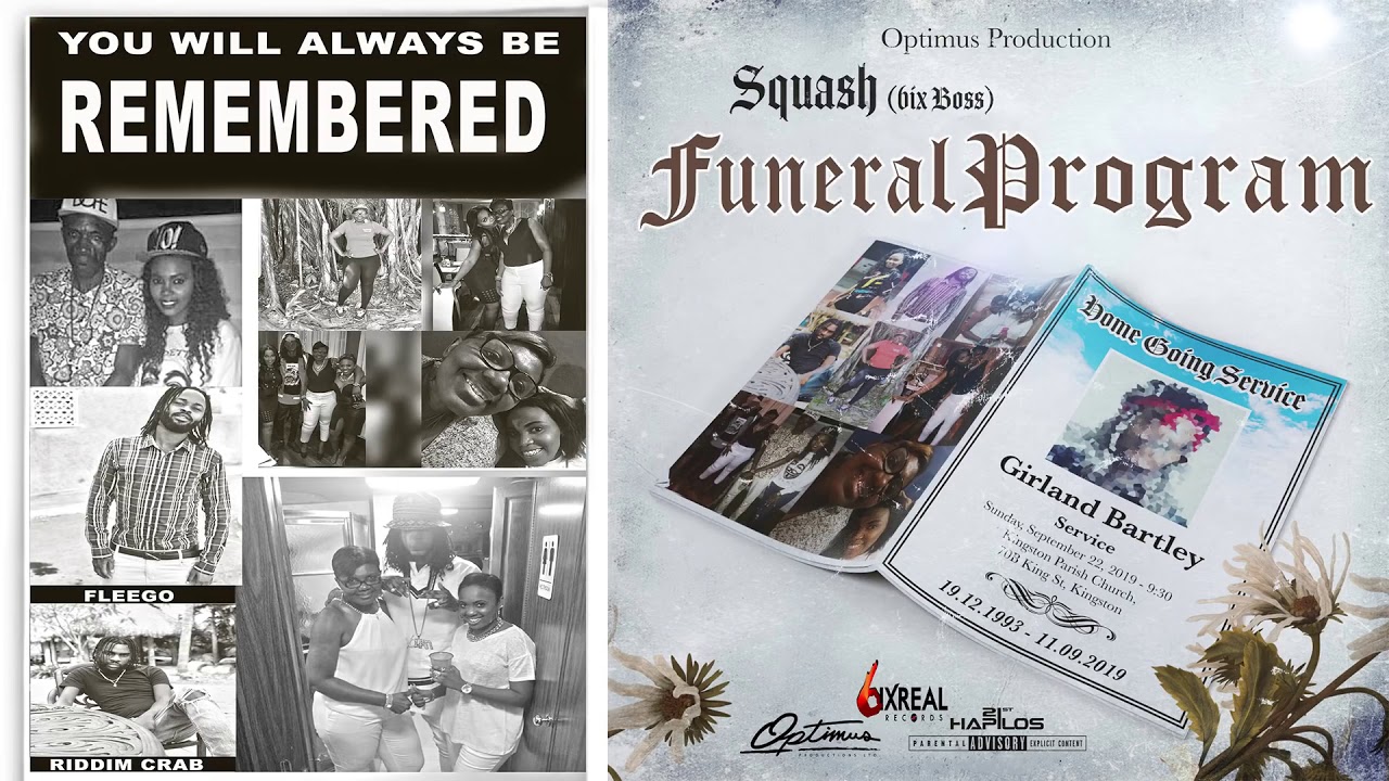Squash -Funeral Program (Alkaline diss) 2019