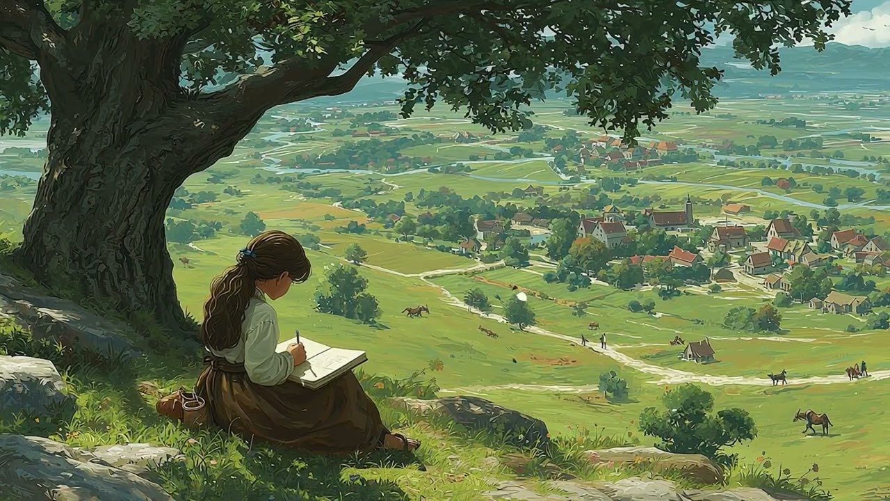 A Still Afternoon in Green Fields 🌿 soft lo-fi for calm focus