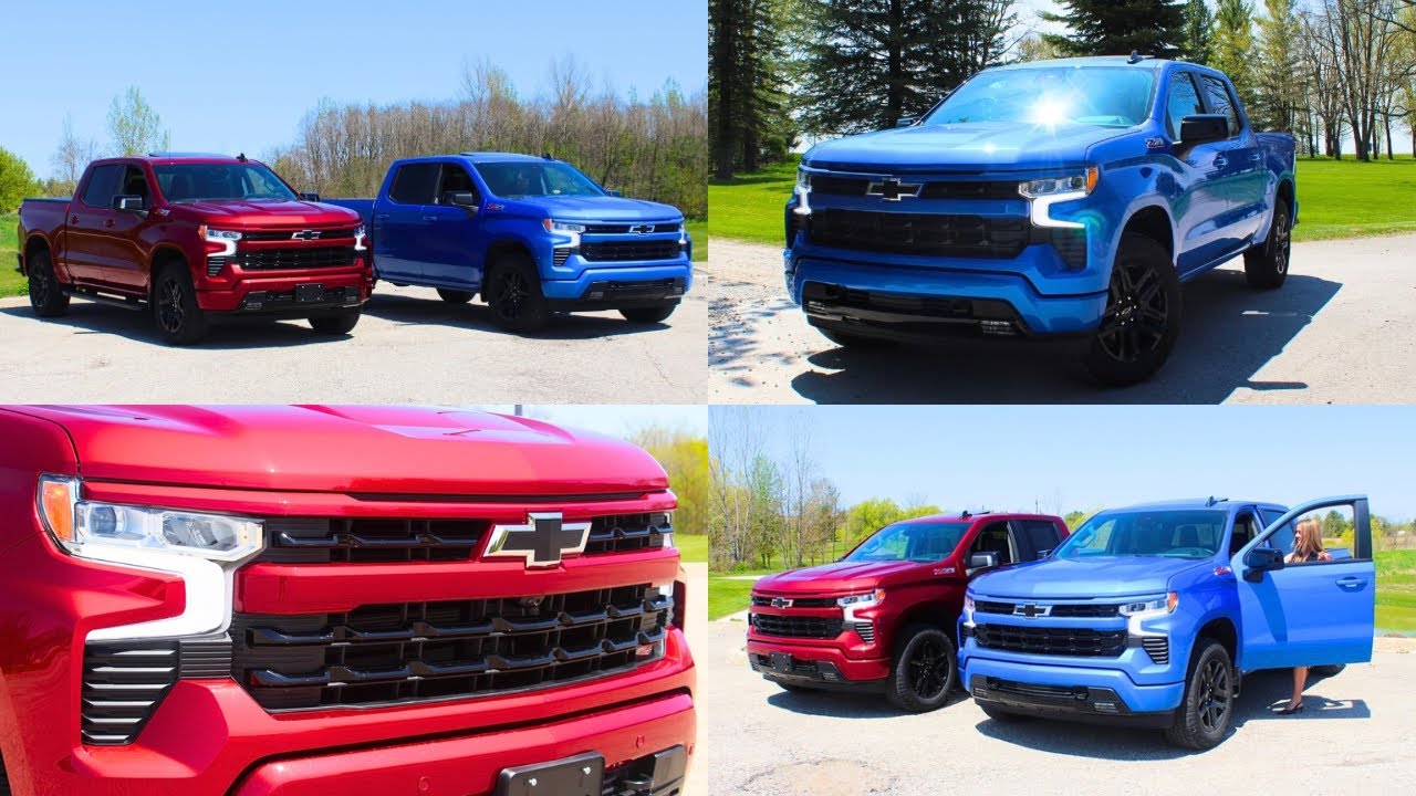 2025 Silverado 1500 RST | Riptide Blue Metallic & Radiant Red Tintcoat | Robinson Chevrolet Seaforth