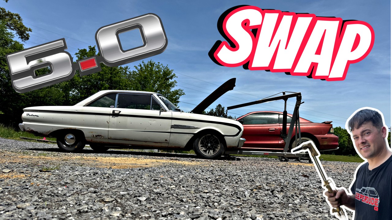 Rare Falcon Hardtop 5.0 5 Speed Manual Swap!