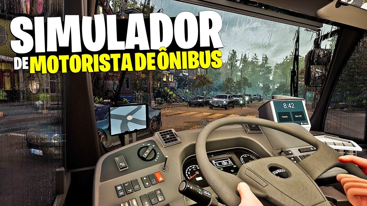 VIREI UM MOTORISTA de TRANSPORTE PÚBLICO!! | NOVO SIMULADOR RELAXANTE de MOTORISTA