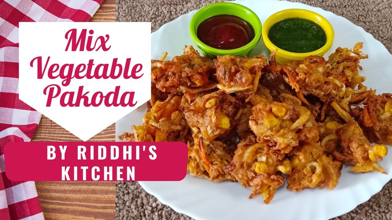 Mix Vegetable Pakoda l Crispy Mix Veg Pakoda l Monsoon Recipe l