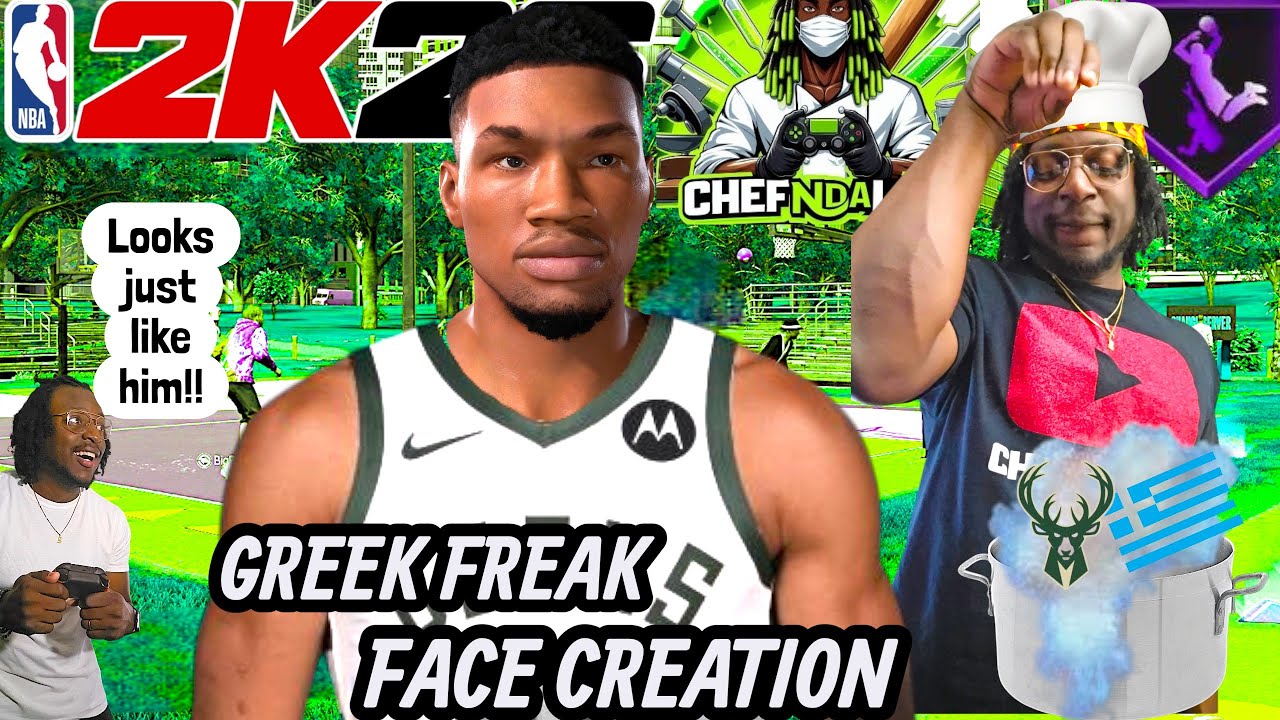 The Realest Giannis Antetokounmpo NBA 2k26 Face Creation (Chef's Edition) 💪🏾🔥🔥