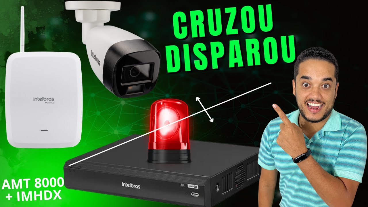 DVR Aciona Central de Alarme! Linha Virtual com AMT-8000 Intelbras