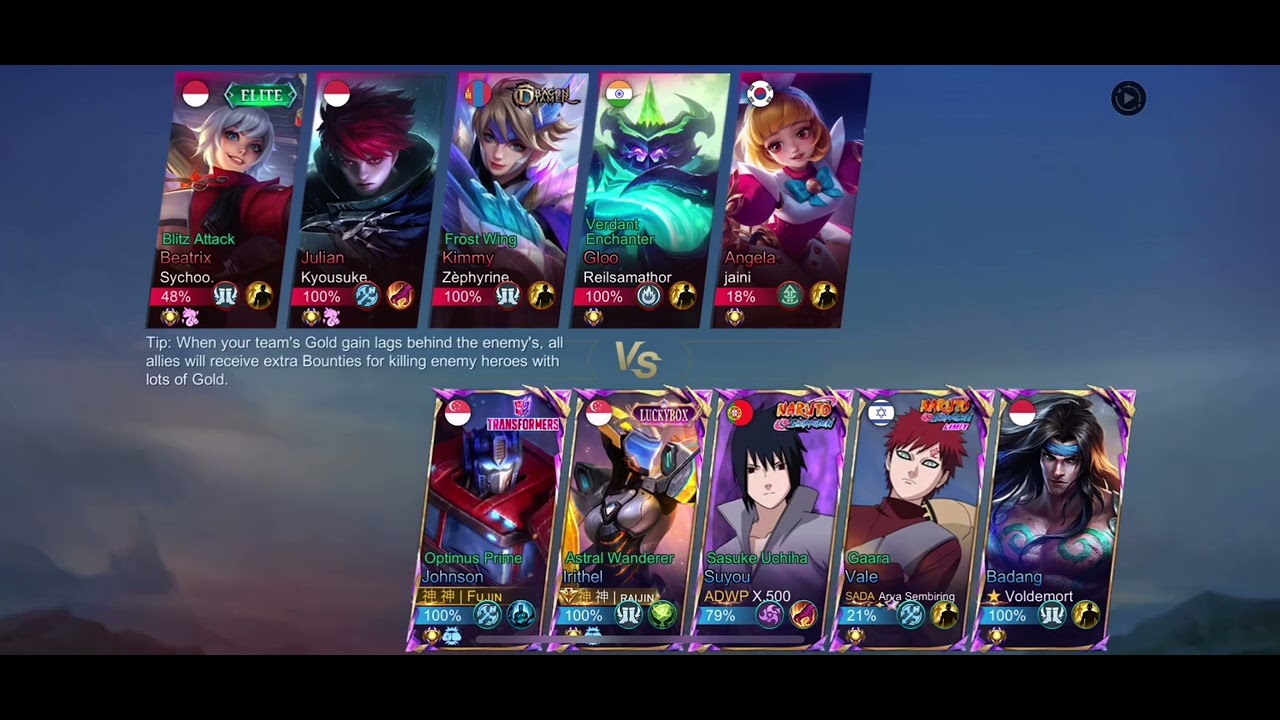 Naruto loading screen effect gameplay