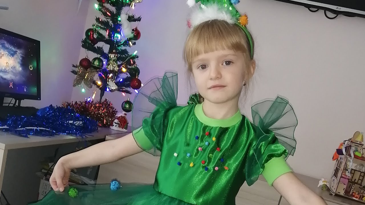 Шью Новогодний костюм Елочка! Как это было...