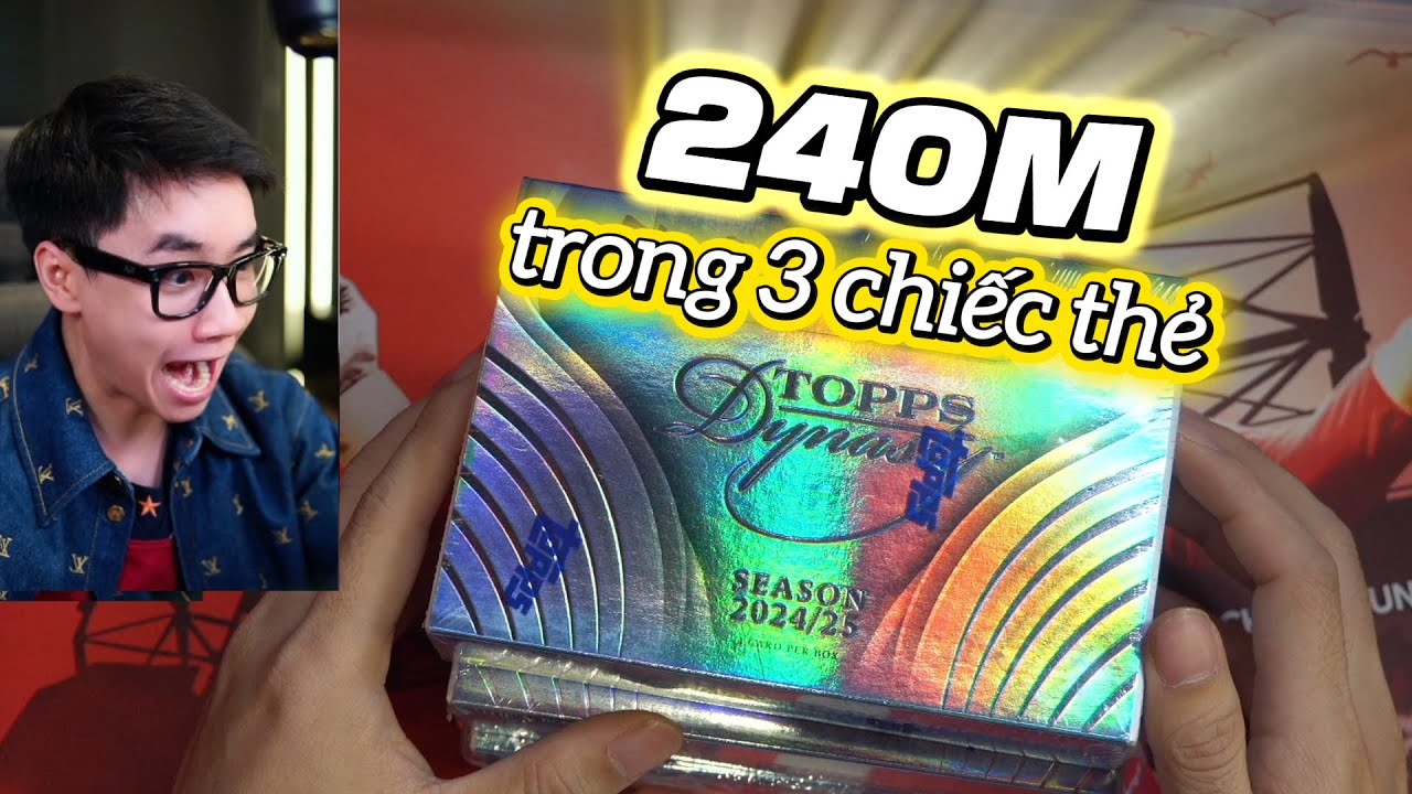 Đây là cách tôi đã bỏ ra 240tr chỉ để mở 3 box thẻ cầu thủ Topps Dynasty UCC 24/25 săn chữ ký Messi
