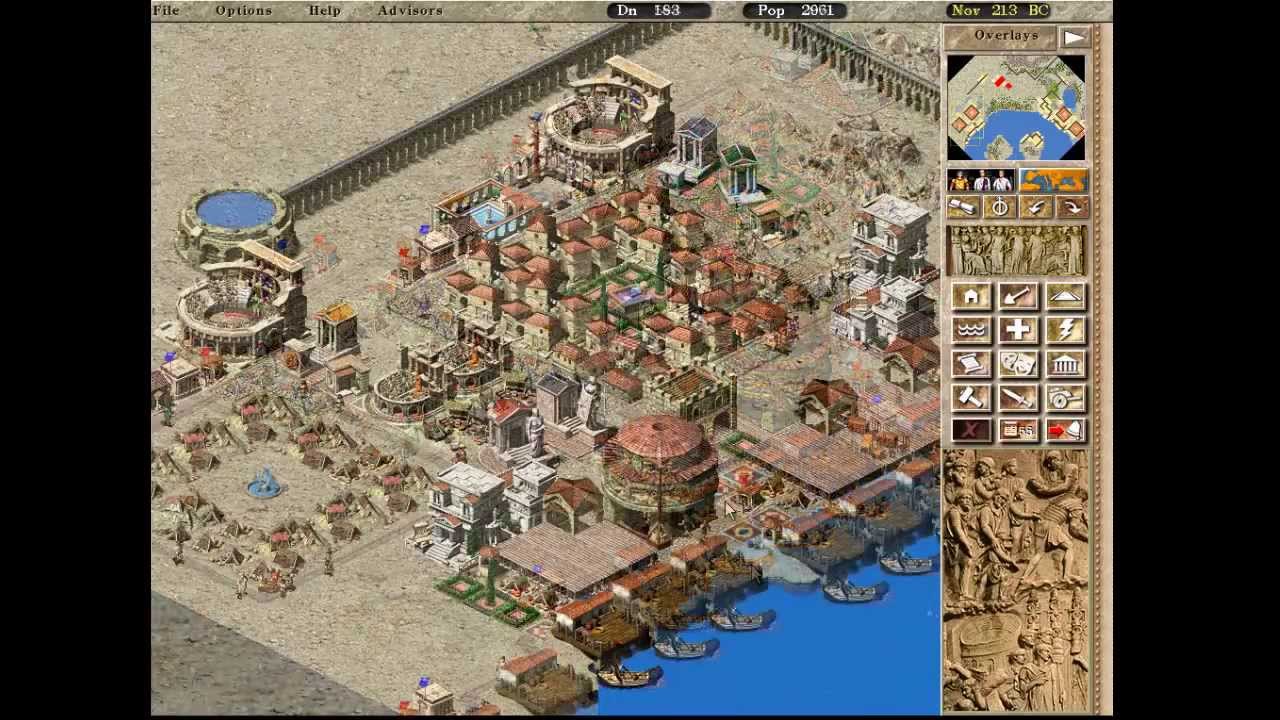 Caesar III - Mission 5 Peaceful (Miletus) [ITA Commentary]