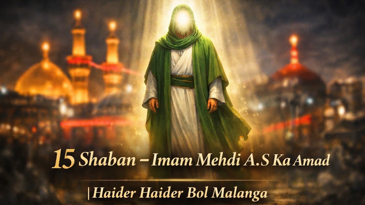 15 Shaban – Imam Mehdi A.S Ka Amad | Haider Haider Bol Malanga | Munqabat 2026