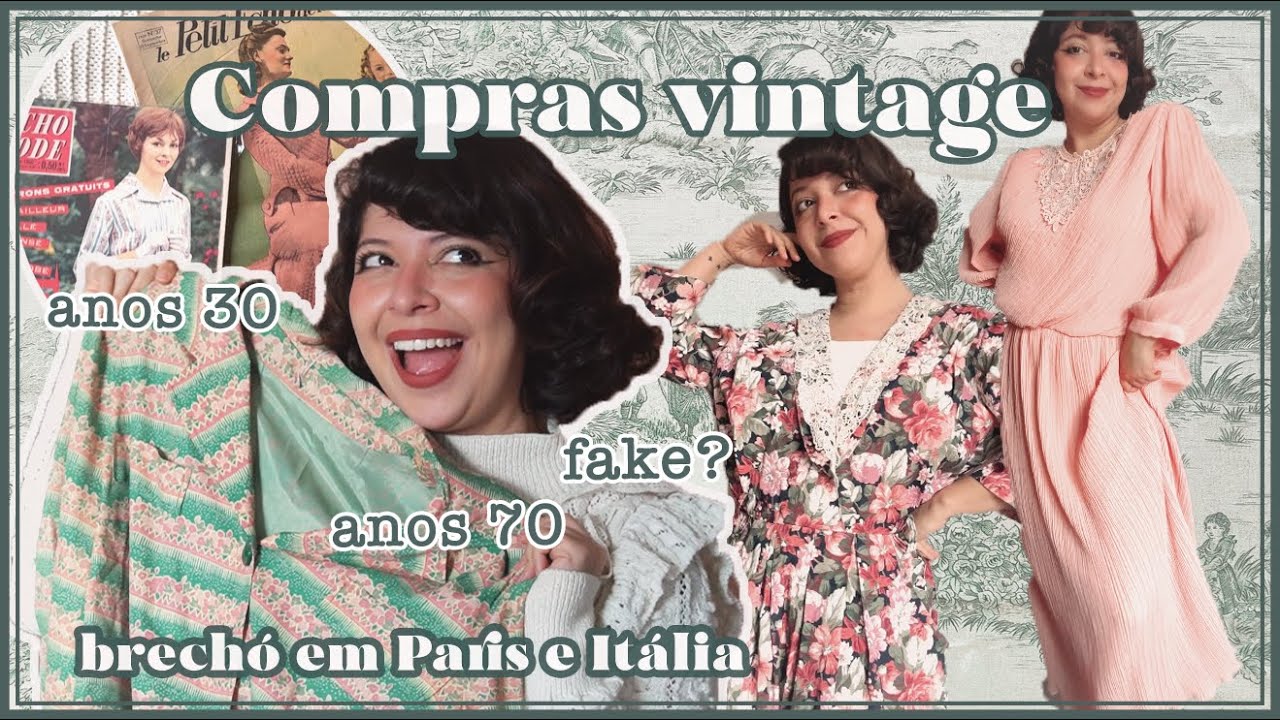 Compras Vintage - Brechós em Paris | Anos 60, 30, 80