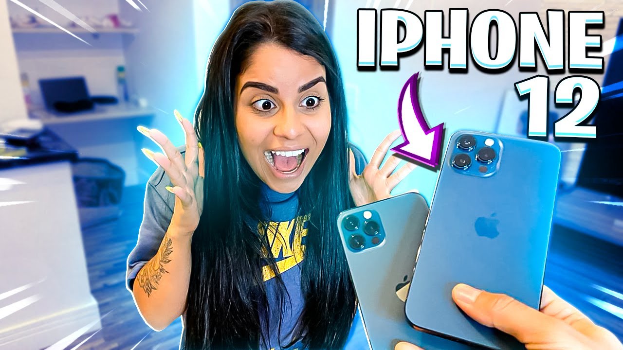 SURPRESA!!!! DEI UM IPHONE 12 PRO MAX PRA NAMORADA! 😱