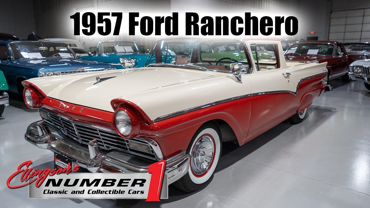 1957 Ford Ranchero Custom Pickup at Ellingson Motorcars in Rogers, MN