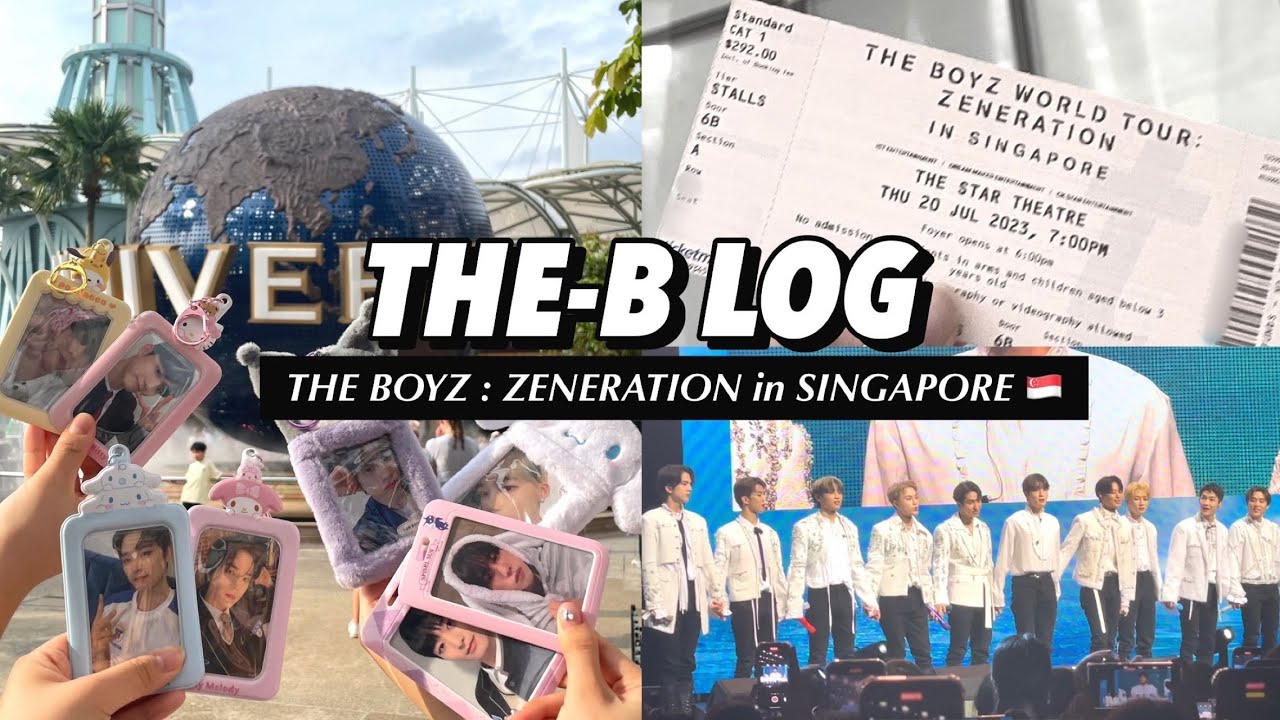 [더비로그] 더보이즈 보러 싱가포르 가는 브이로그🇸🇬 | ZENERATION in SINGAPORE | 제너레이션 해외투어 콘서트 | 여행 | 해투 | 덕질로그 |THEBLOG