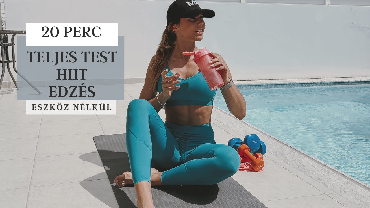 20PERC TELJES TEST HIIT🔥 &Eacute;GESS 200 KAL&Oacute;RI&Aacute;T | Rubint Rella