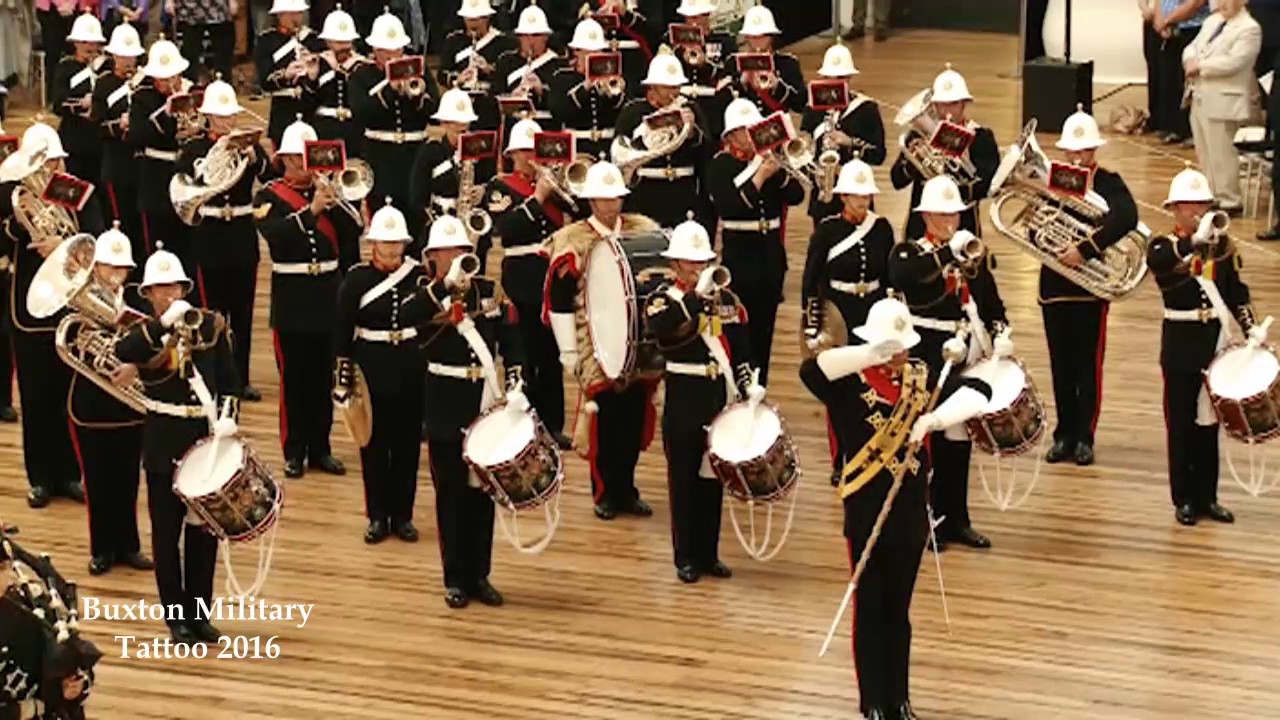 Buxton Military Tattoo 2016 - Sunset Ceremony and Lone Piper
