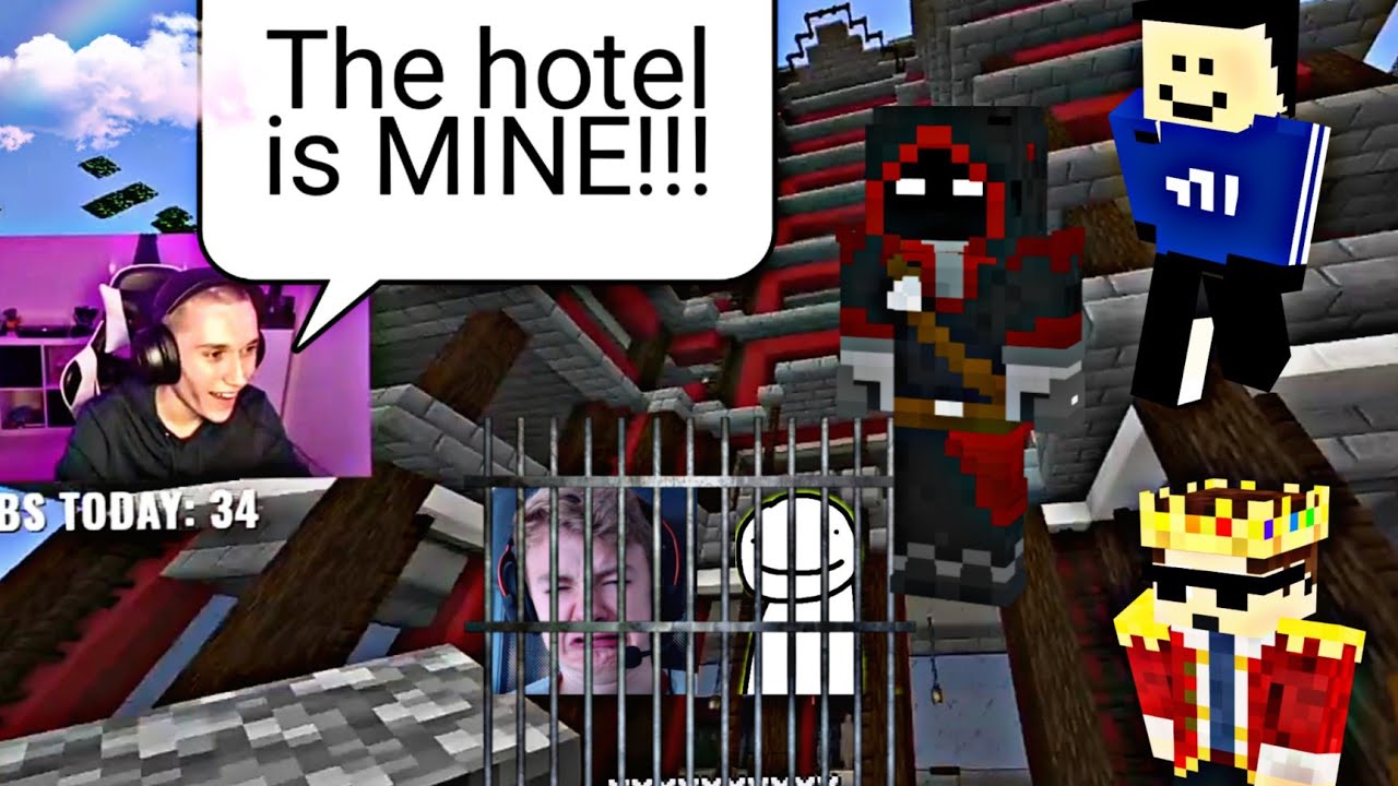 DREAM SMP MEMBERS REACTION to TOMMYINNIT in PRISON