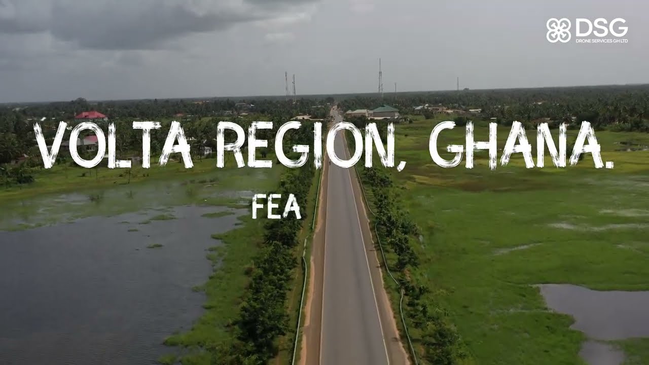 4K Aerial View Of The Beautiful Klikor-Agbozume In Ghana, West Africa.#breathtakingviews   #dsg#tour