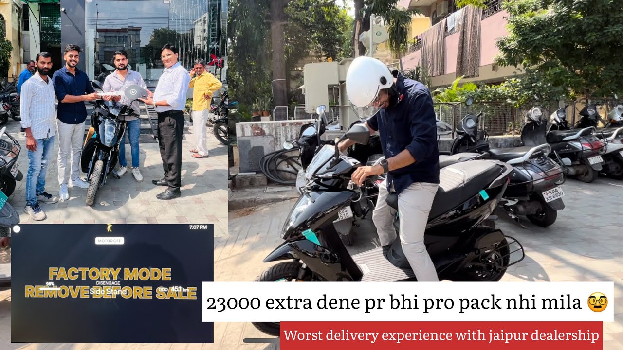 Taking delivery of Ather 450x hr pro Gen-3.jaipur#ather450x #evbikes #ather_electric_scooter