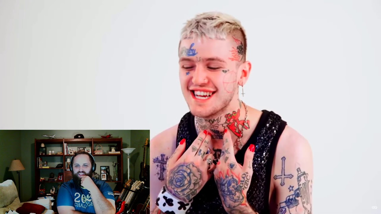 Bushy Beard Reacts to Tattoo Tour with Lil Peep!