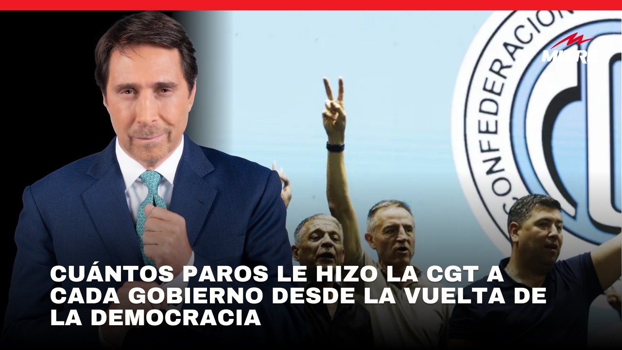 Feinmann reveló cuántos paros le hizo la CGT a cada gobierno desde la vuelta de la democracia