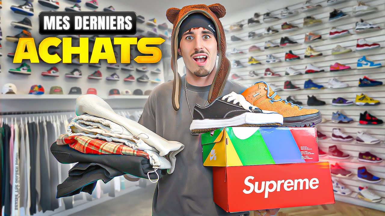 MES DERNIERS ACHATS STREETWEAR & SNEAKERS ( -4000€ )💸