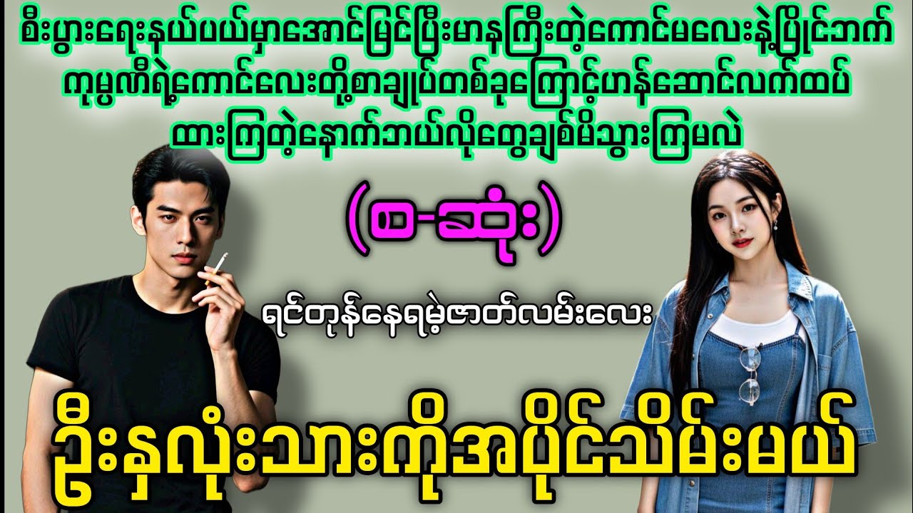 ဦးနှလုံးသားကိုအပိုင်သိမ်းမယ် (စ-ဆုံး) #novelboxchannel #audiobook 