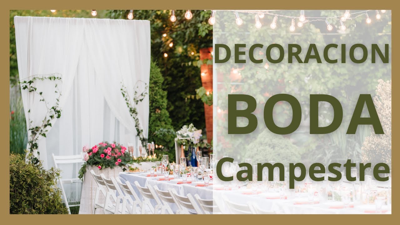 ➤ IDEAS para decoración BODA rustica o CAMPESTRE
